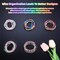 13000pcs 4mm Seed Beads for Jewelry Making, 5 Types 120 Colors Small Glass Beads for Bracelets, Friendship Bracelet Kit with Alphabet Letter Beads, Smile Face Beads for DIY, Art and Craft